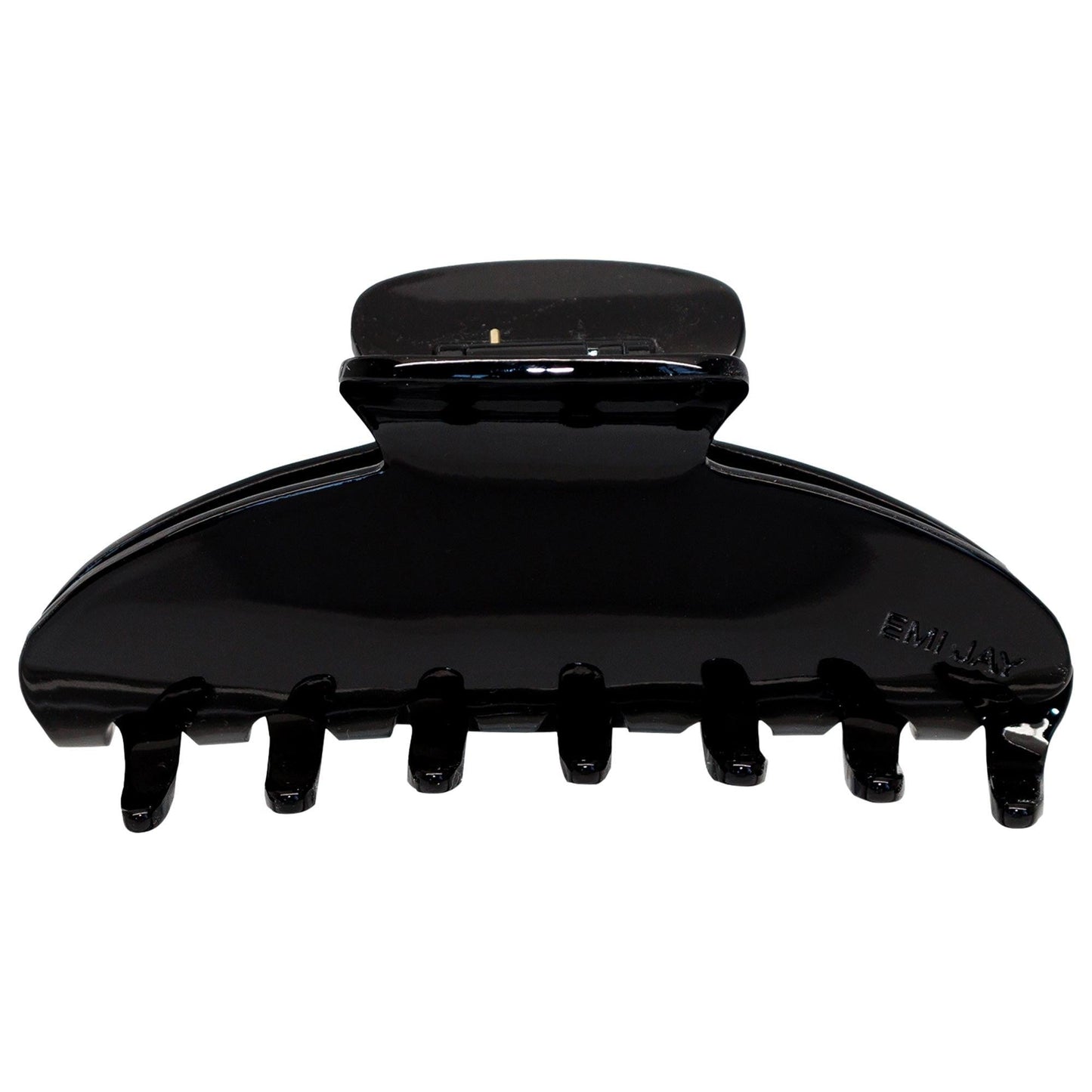 Emi Jay Big Effing Clip Hair Claw - Noir: Secure Hold for Thick, Curly Hair - Biodegradable, Large Hair Styling Accessory