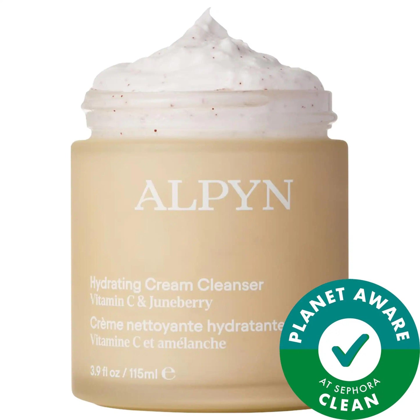 Alpyn Beauty Juneberry & Vitamin C Hydrating Cold Cream Facial Cleanser | Exfoliating, Brightening, Vegan, & Cruelty-Free Skincare