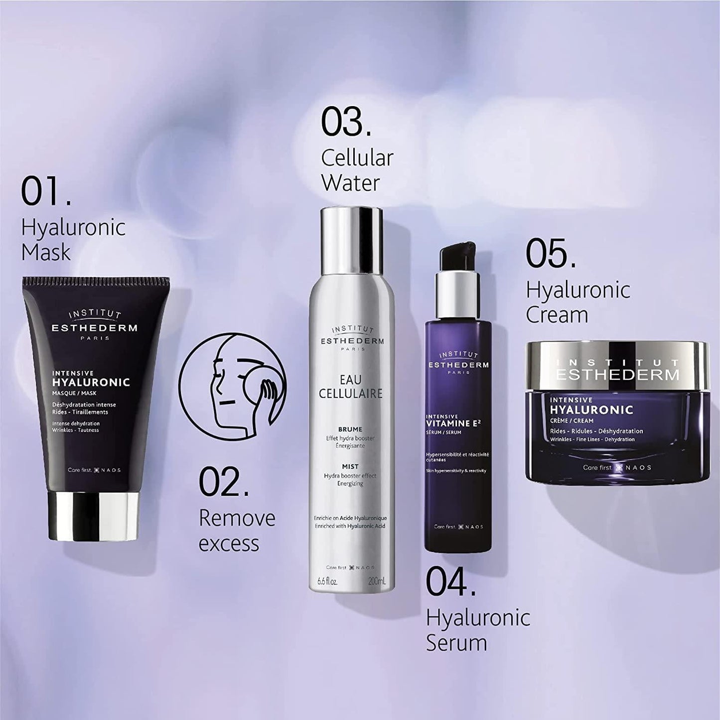 Institut Esthederm Intensive Hyaluronic Acid Face Mask - Anti-Aging Skincare for Dry Skin