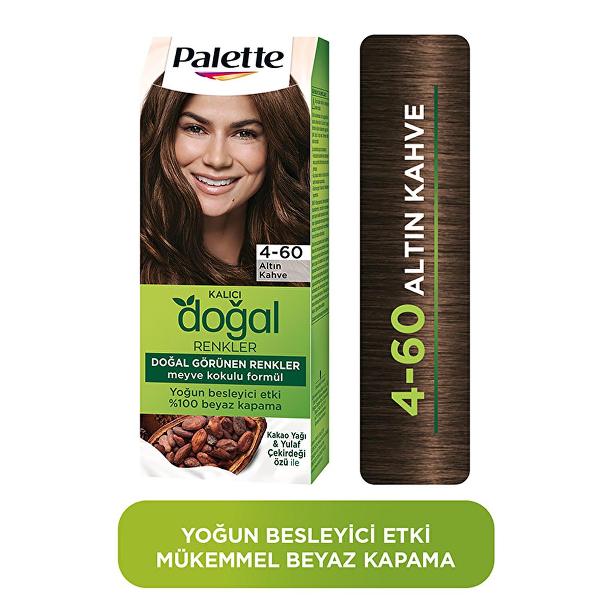 Palette Permanent Natural Color Hair Dye - 4-60 Golden Brown | 4.23 fl. oz.