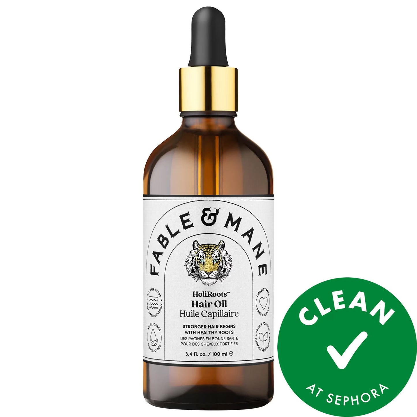 HoliRootsª Pre-Wash Hair Oil: Thinning Hair Treatment for Hair Growth | Vegan, Cruelty-Free Ayurvedic Scalp & Breakage Prevention