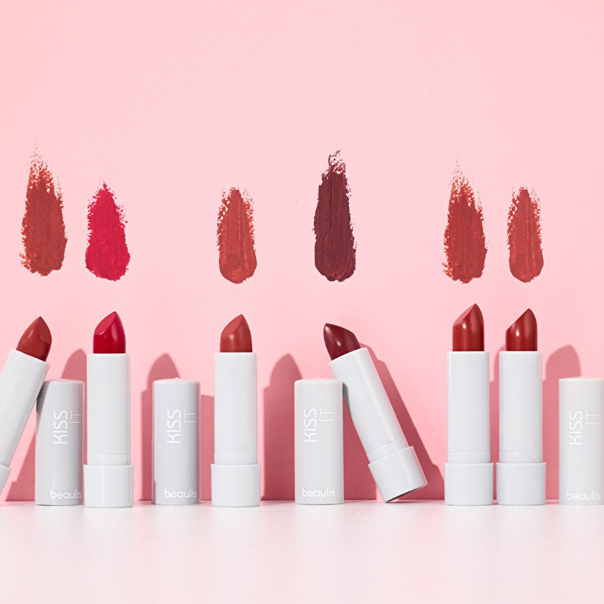 Beaulis Kiss It Matte Lipstick 191 Coffee O'Clock - Long Lasting Matte Lipstick for Durable Lip Color