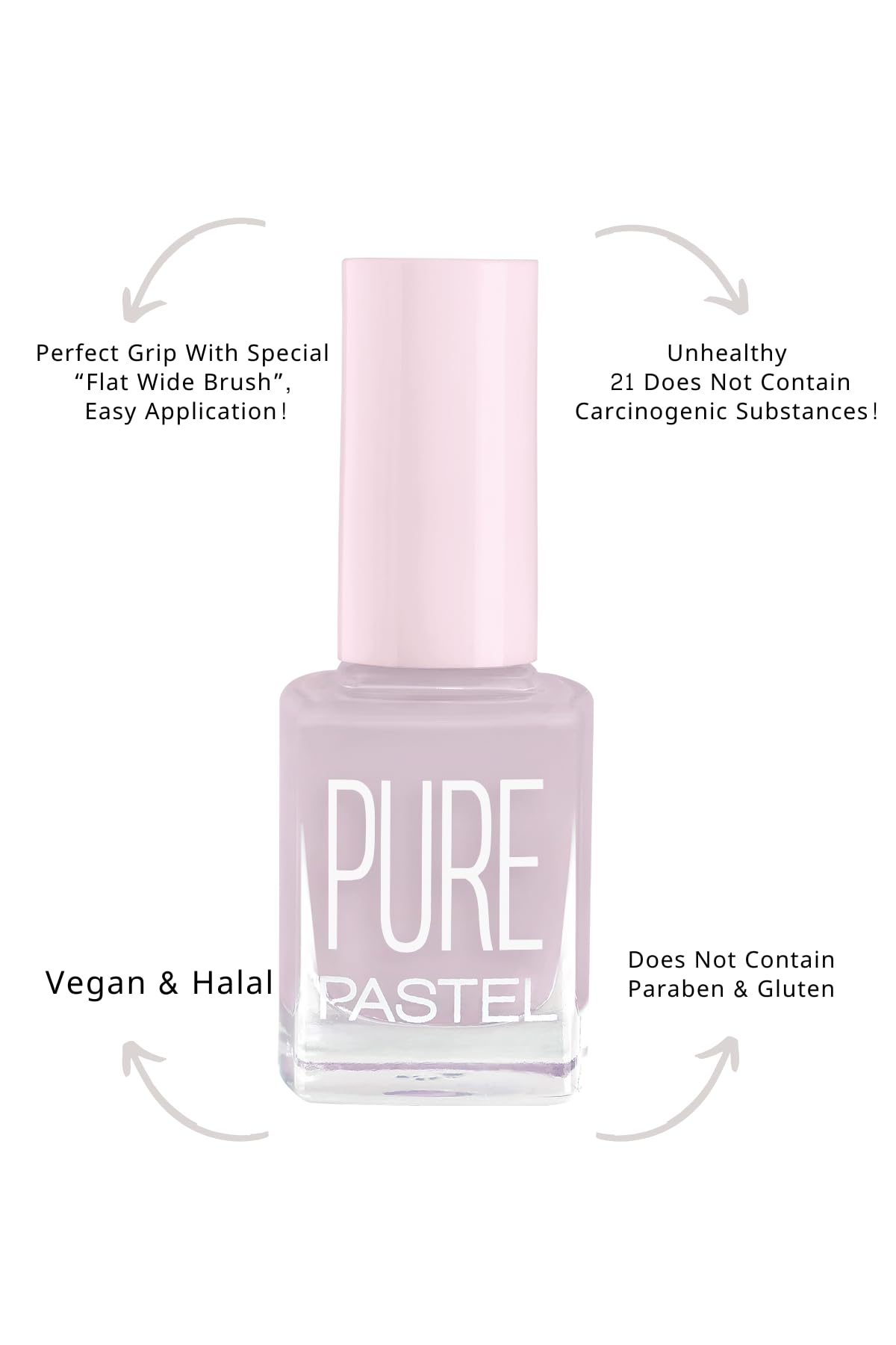 Pastel Pure Nail Polish - 609 | Vegan