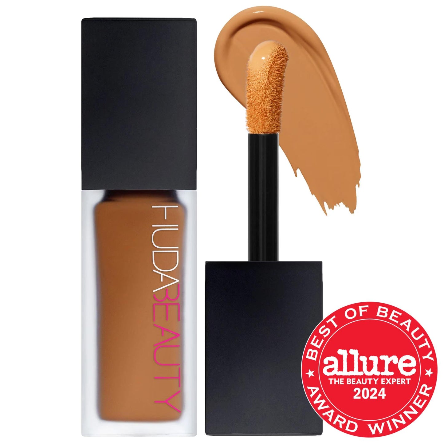 Huda Beauty #FauxFilter Waterproof Matte Concealer: Full Coverage, Long-Lasting, Vegan & Cruelty-Free - Brighten, Conceal & Perfect.