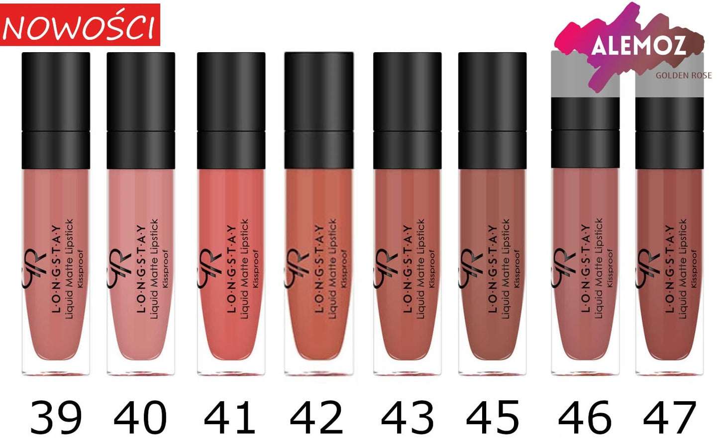Golden Rose Matte Lipkit Warm Sable - Long-Lasting Liquid Lipstick & Lipliner Set
