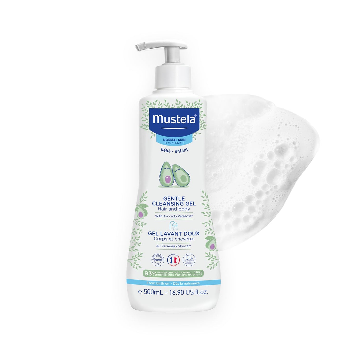 Mustela Gentle Cleasing Come 500 ML Newborn Shampoo