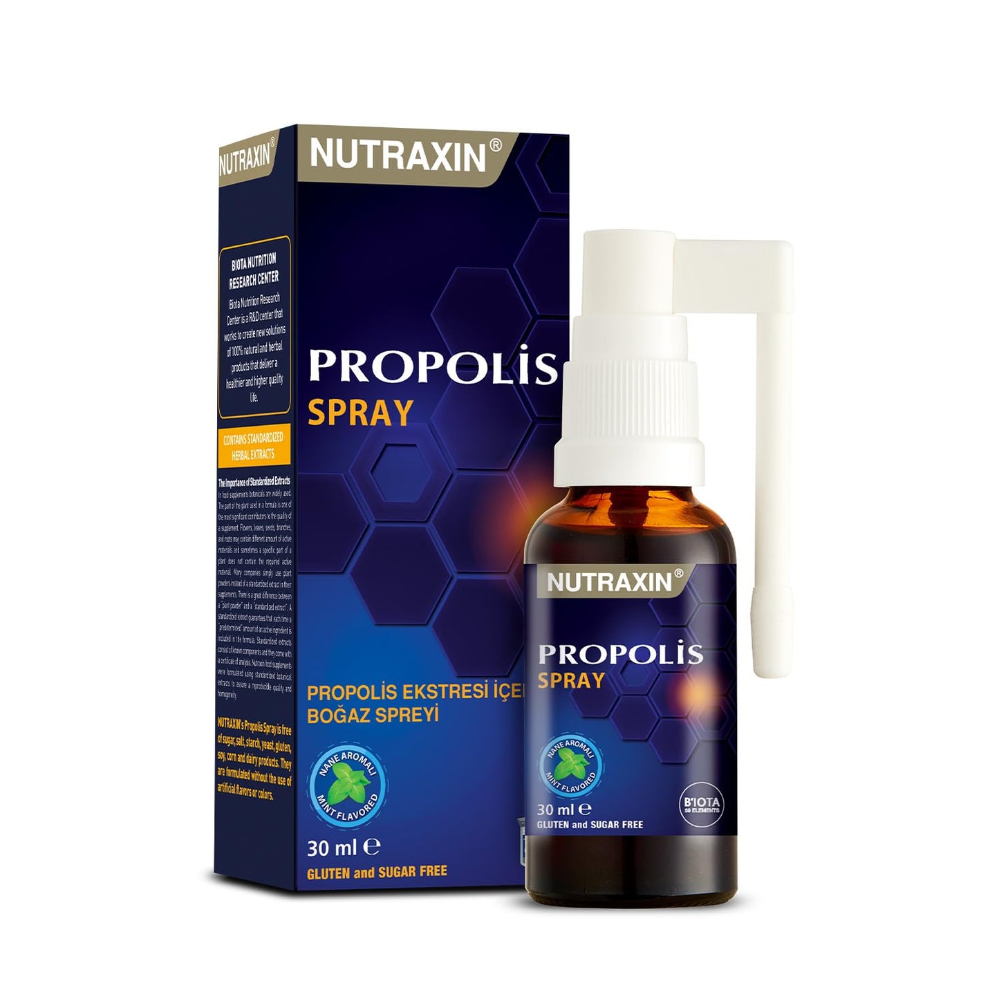 Nutraxin Propolis Throat Spray - Natural Relief for Throat Health - 30ml