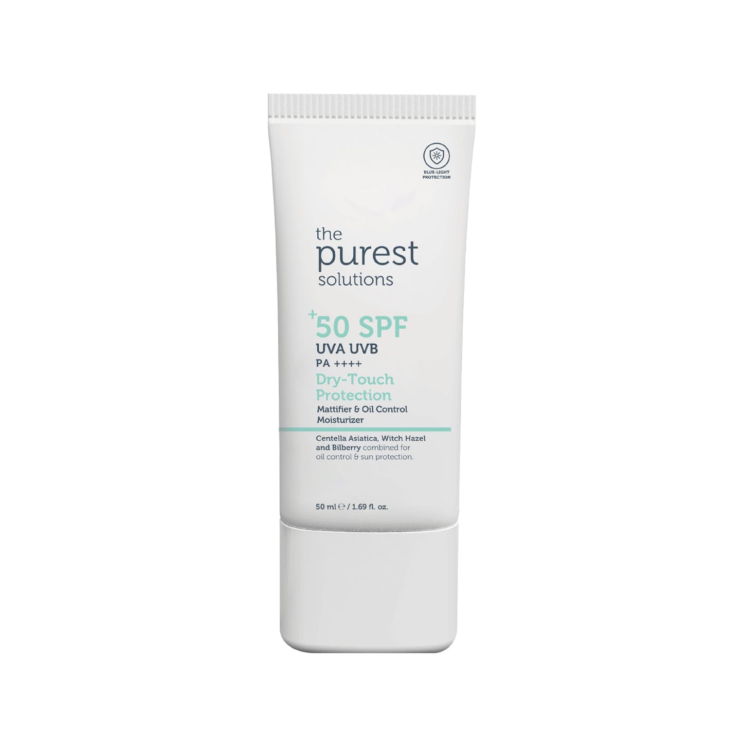 The Purest Solutions Oil Control Moisturizer with UV & Blue Light Protection - Dry Touch Finish, 1.69 fl oz