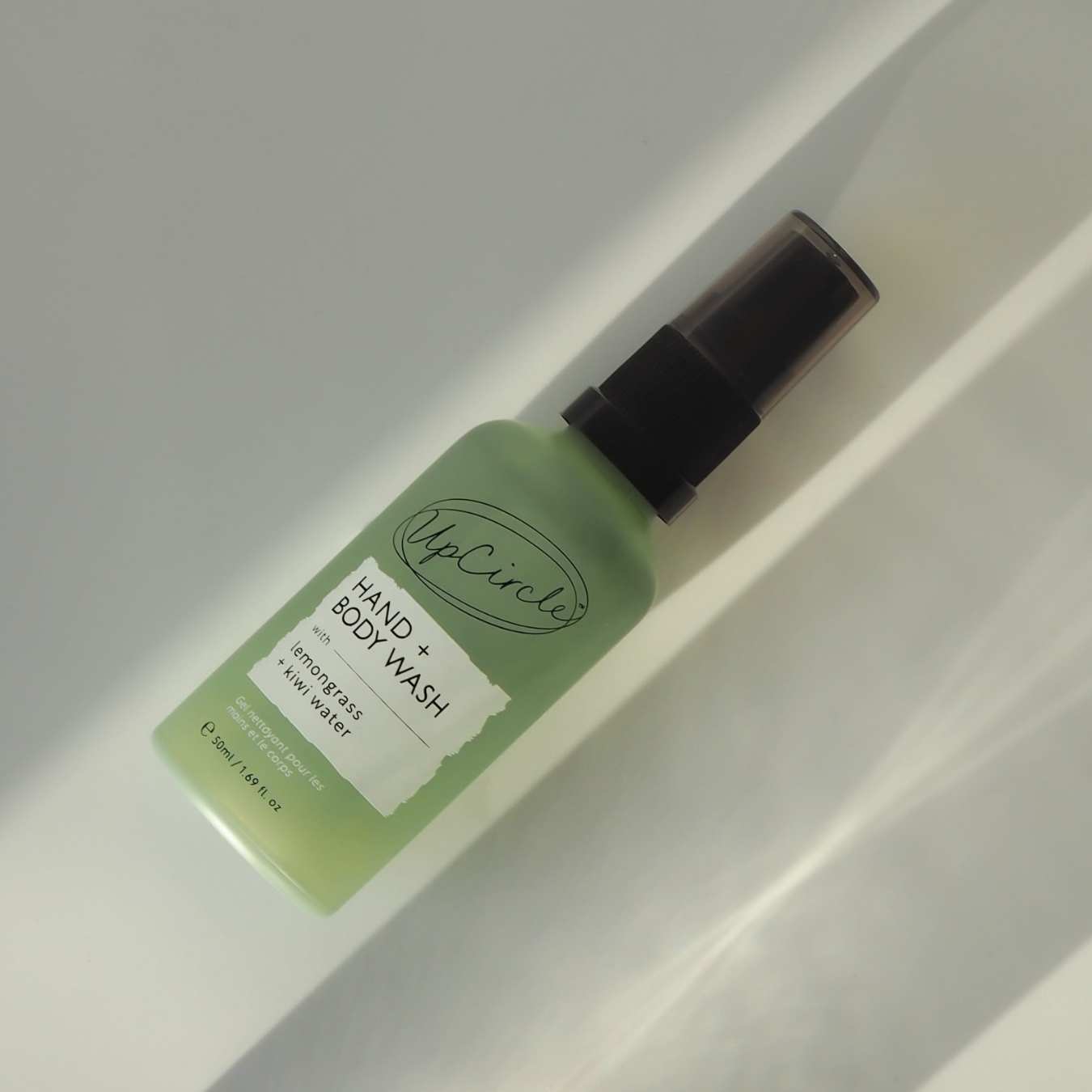 Natural Hand + Body Wash with Lemongrass - Travel Size - M2G