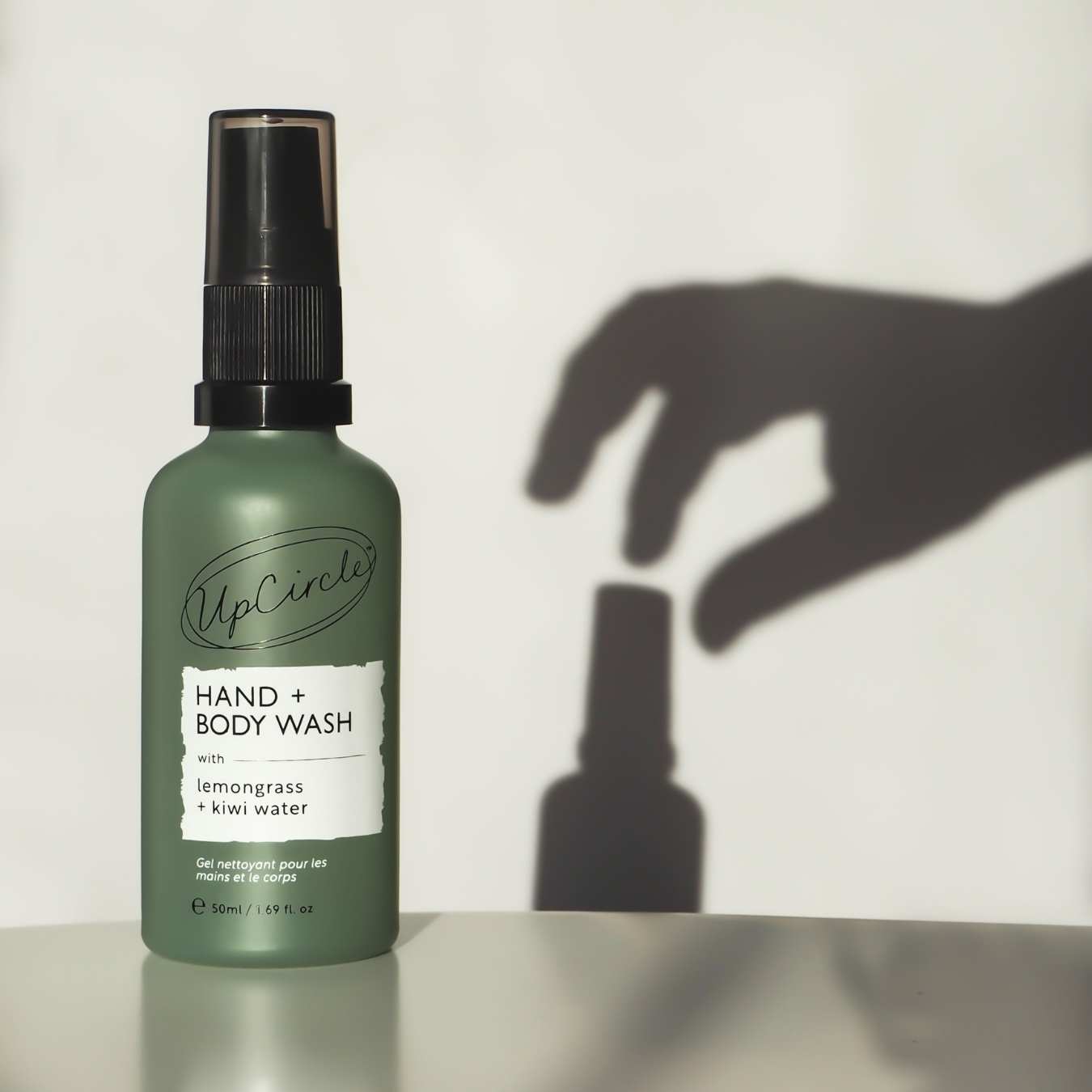 Natural Hand + Body Wash with Lemongrass - Travel Size - M2G