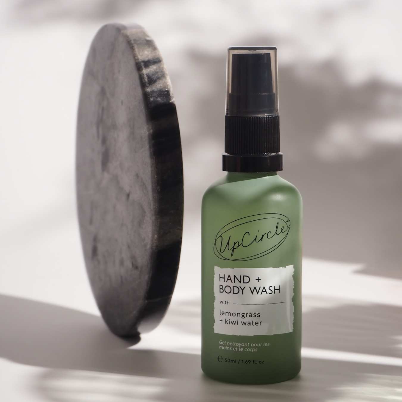Natural Hand + Body Wash with Lemongrass - Travel Size - M2G