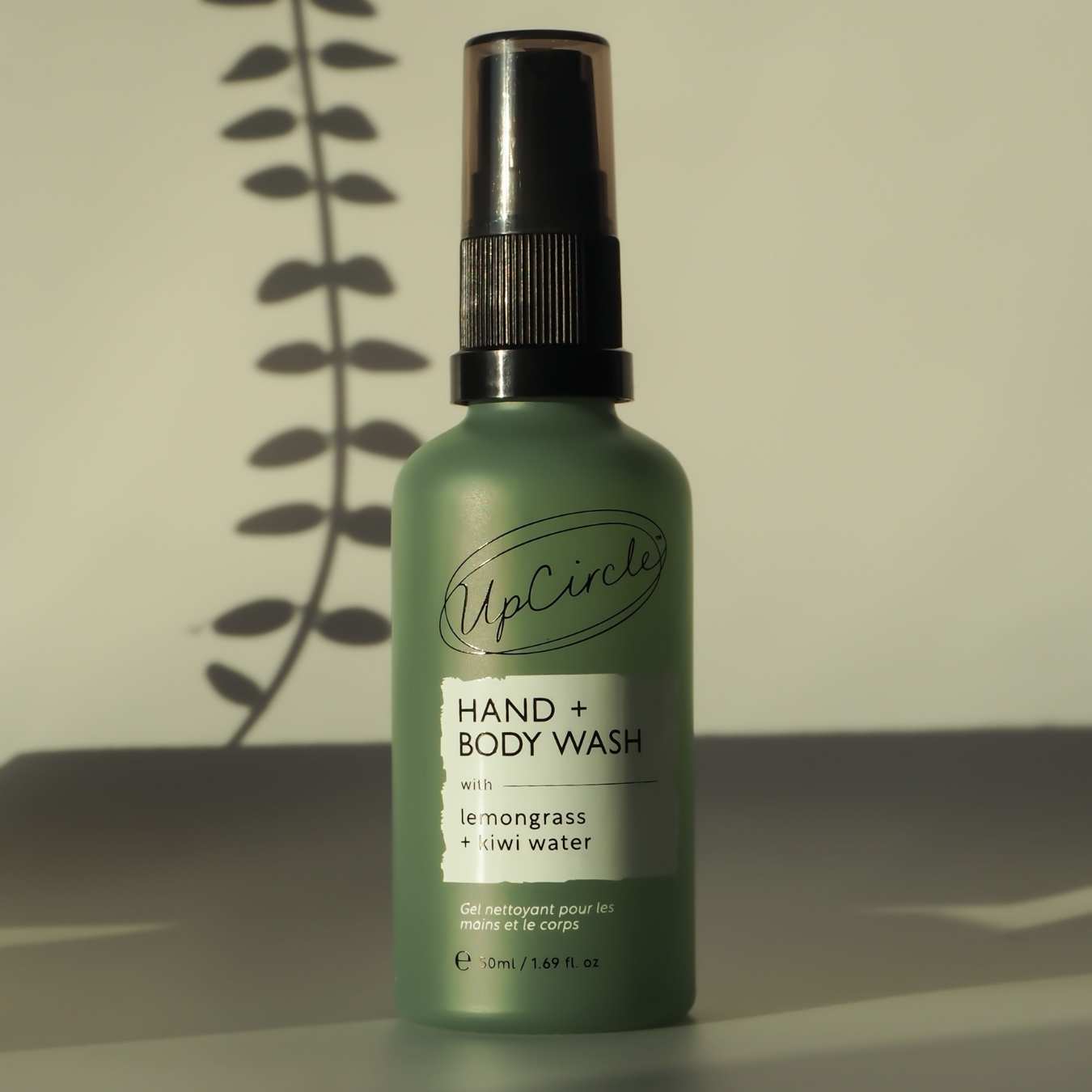 Natural Hand + Body Wash with Lemongrass - Travel Size - M2G