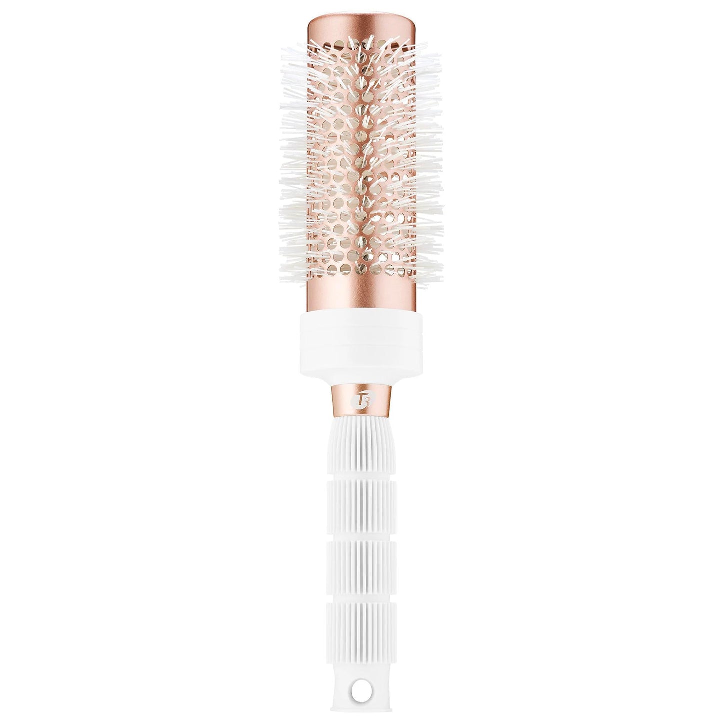 Volume Round Brush for Fine Hair:  2-Inch Ceramic-Coated Rose Gold Hair Styling Brush for Maximum Volume & Body