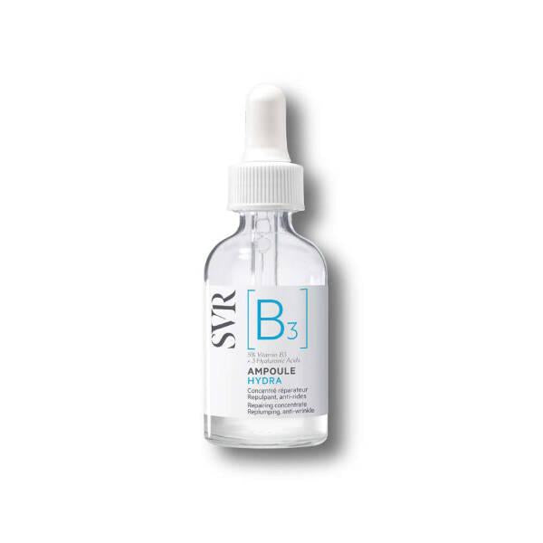 SVR Hydrating Serum - SVR B3 Ampoule Hydra Serum 30ml with Niacinamide & Hyaluronic Acid for Soothing & Anti-Aging