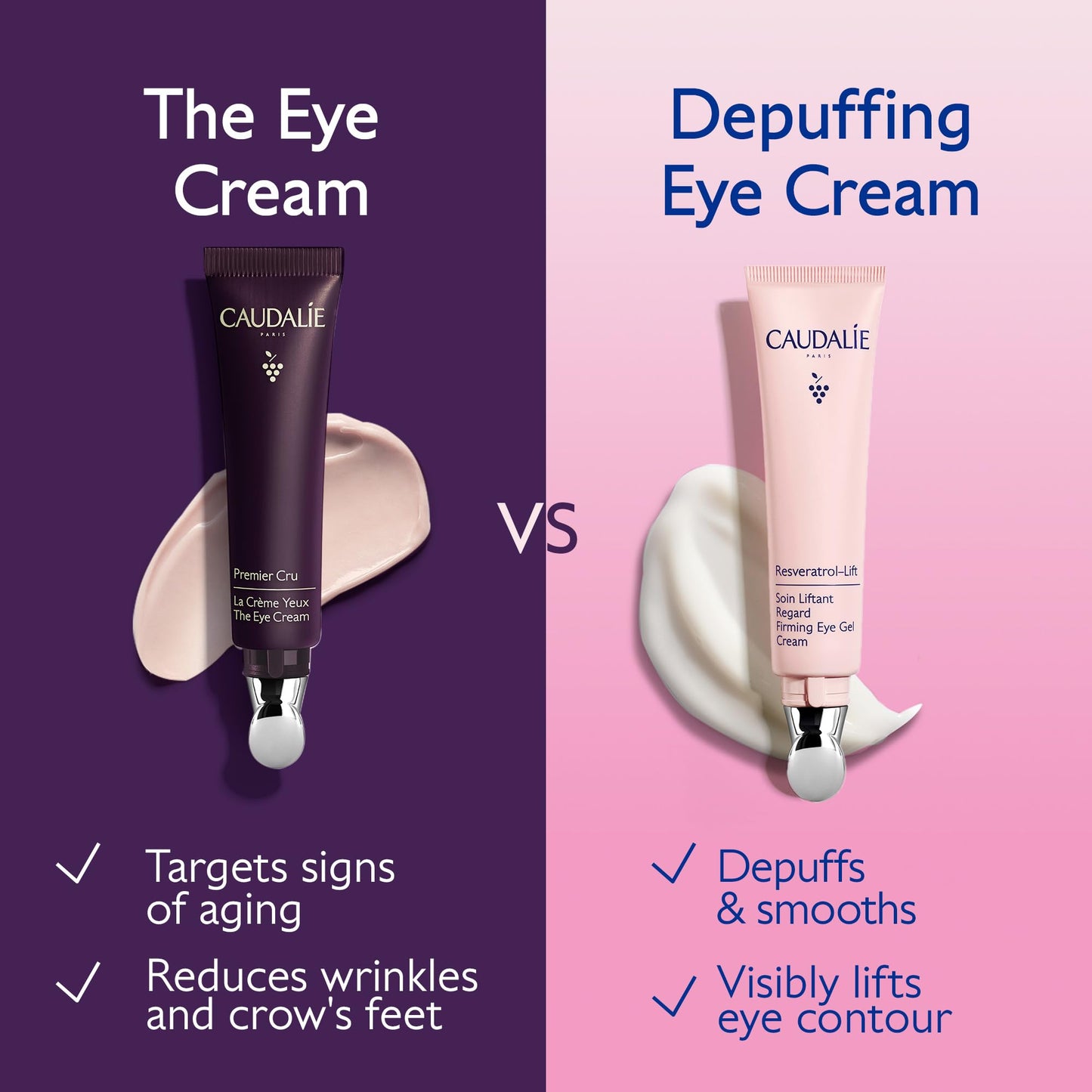 Caudalie Resveratrol Lift Firming Eye Cream - Anti-Aging, Firming & Lift Eye Cream 0.51 fl oz