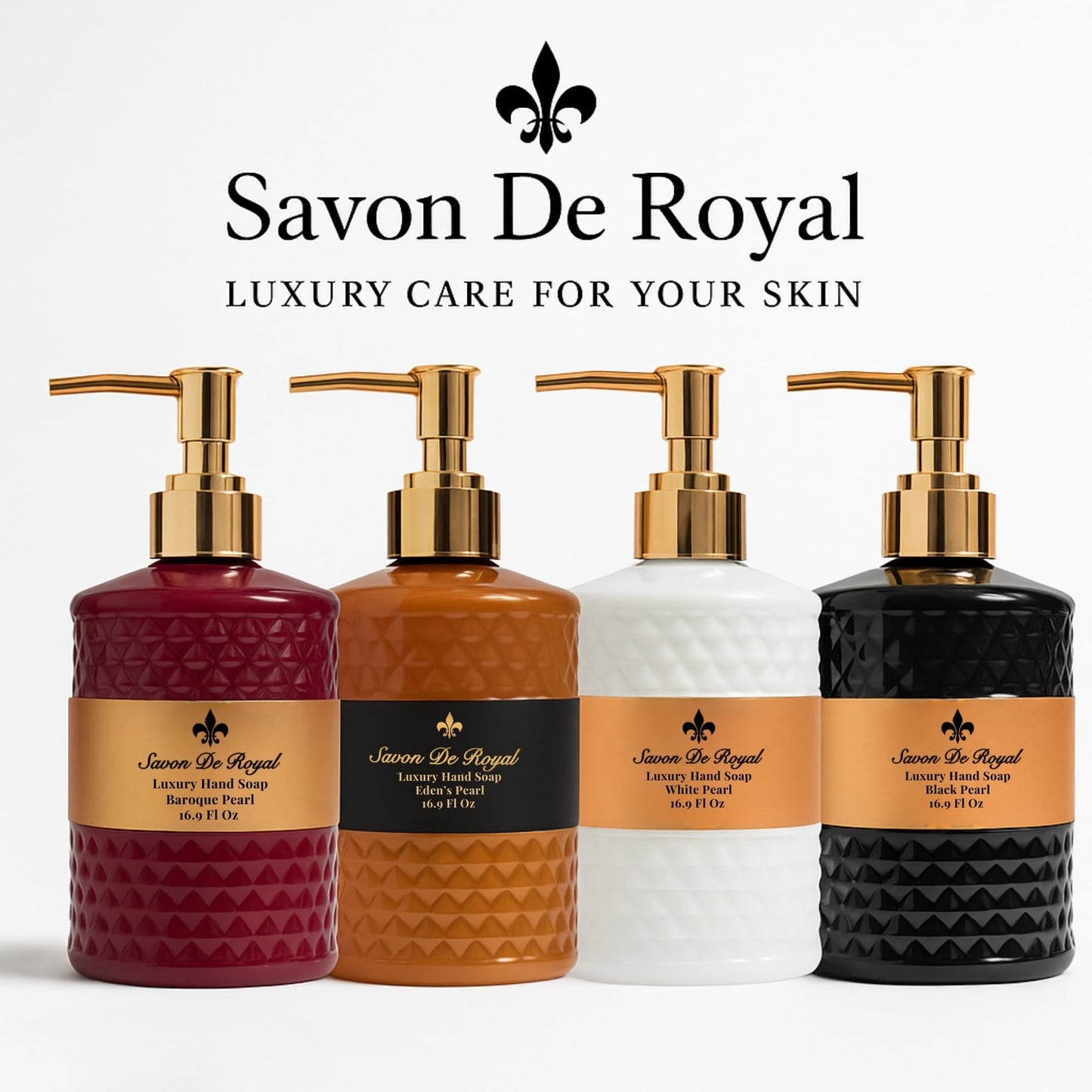 Savon De Royal Black Pearl Liquid Hand Soap - Liquid Hand Wash