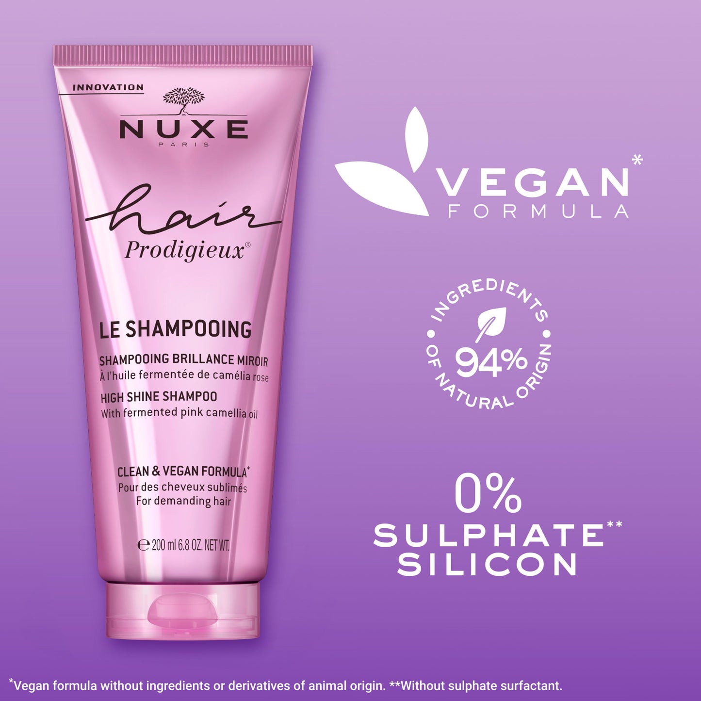 Nuxe After Sun Hair and Body Shampoo - Gentle, Paraben-Free Cleansing for Skin and Hair