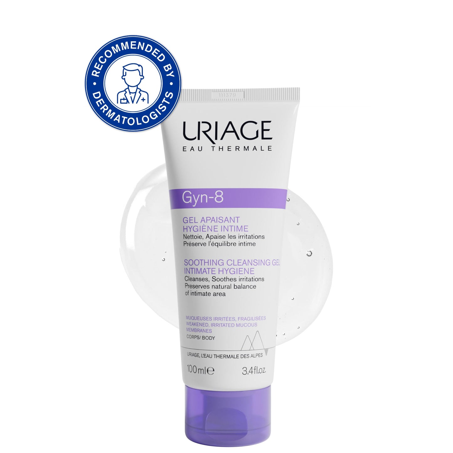 Uriage Gyn-8 Soothing Cleansing Gel Intimate Hygiene 3.4 Ounce