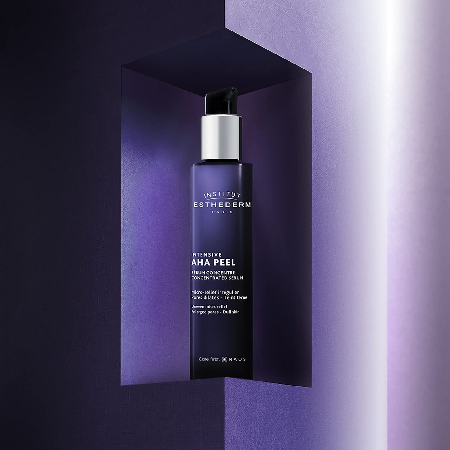 Institut Esthederm AHA Peel Gentle Serum - Gentle Exfoliant for Sensitive Skin, Evens Tone & Reduces Fine Lines