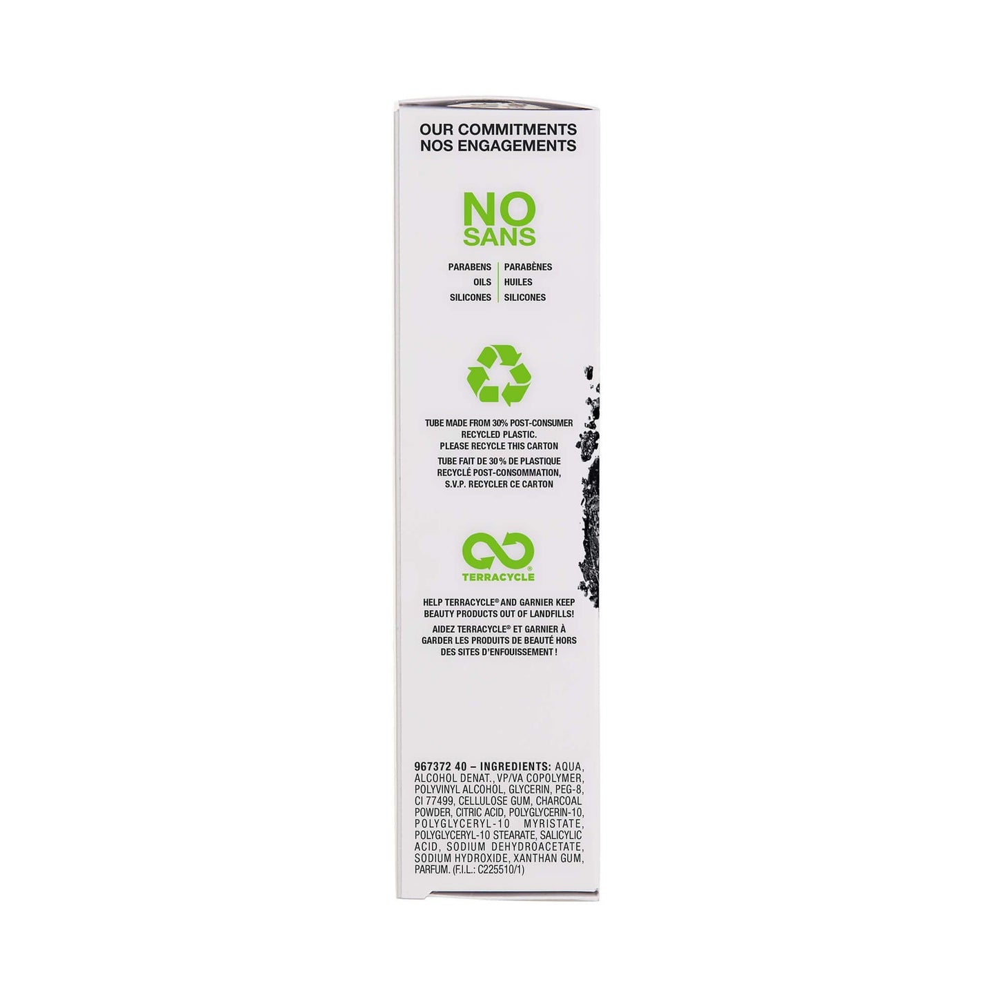 Garnier Charcoal Peel-Off Blackhead Removal Mask - Deep Cleansing, Salicylic Acid, 1.69 fl oz