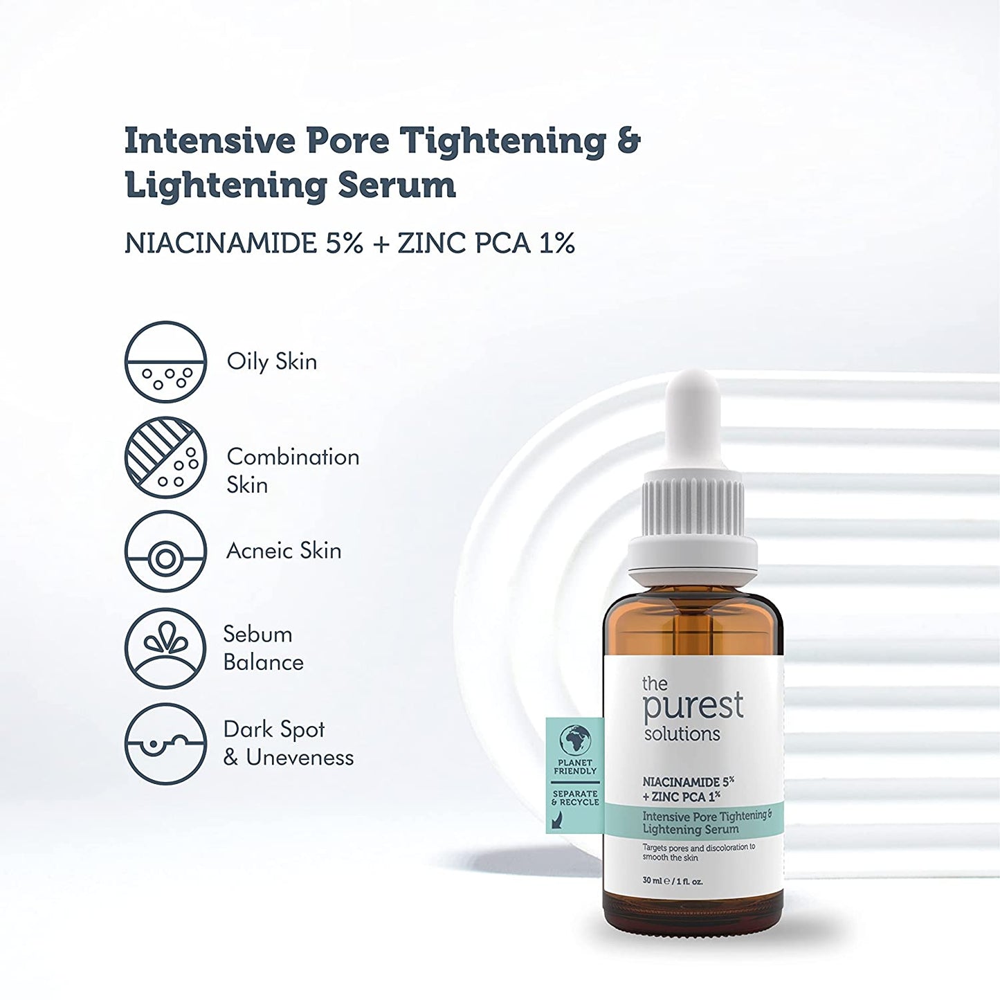 The Purest Solutions Intensive Pore Tightening & Lightening Serum (Niacinamide 5% + Zinc Pca 1%)