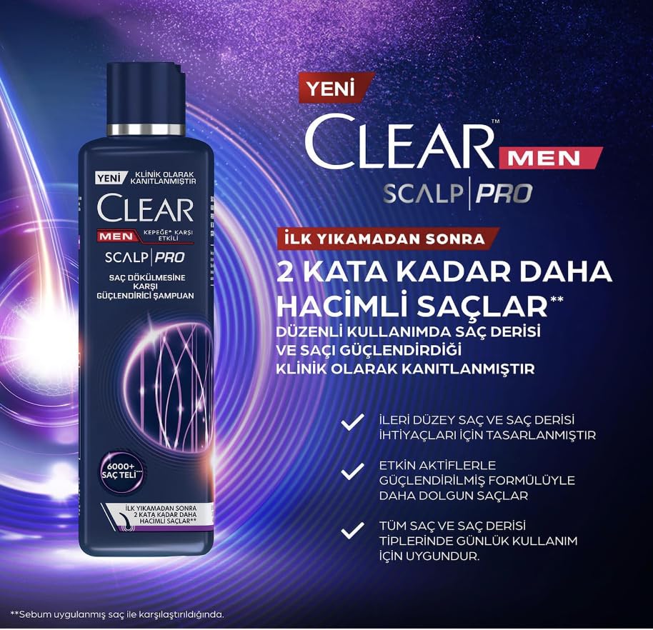 Clear Men Shampoo - Hair Fall Control | 350ml