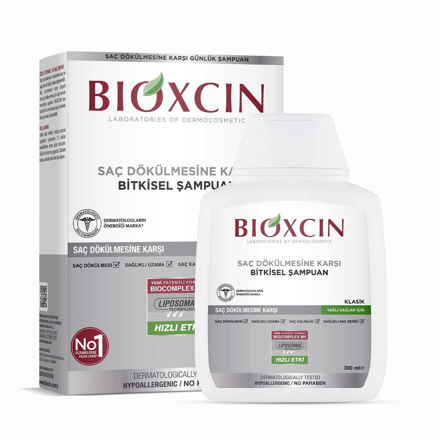 Bioxcin Quantum Oily Hair Shampoo - 300ml
