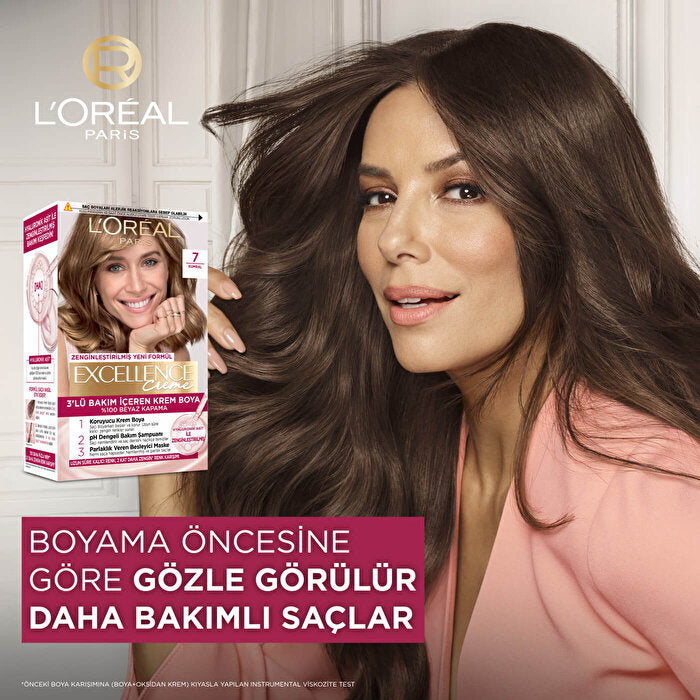 L'Oréal Paris Excellence Crème Hair Color 5 Brown - 100% Gray Coverage | Rich Color