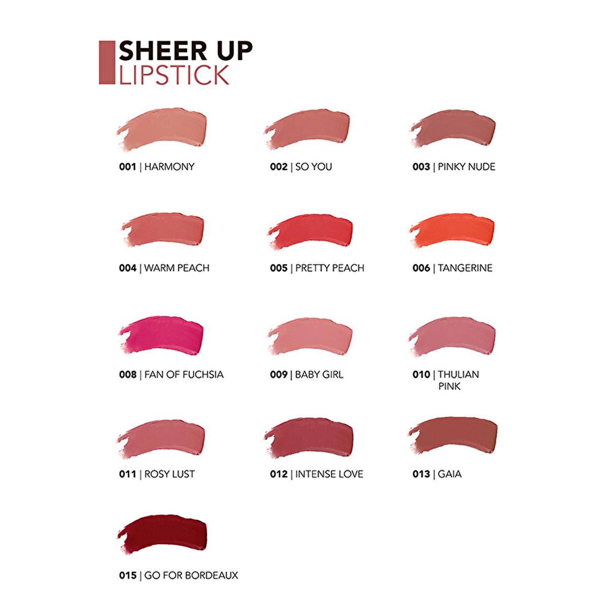 Flormar Sheer Up Baby Girl: Moisturizing Semi-Transparent Rose Lipstick for Natural, Glossy Lips - Hydrating, Lightweight Formula