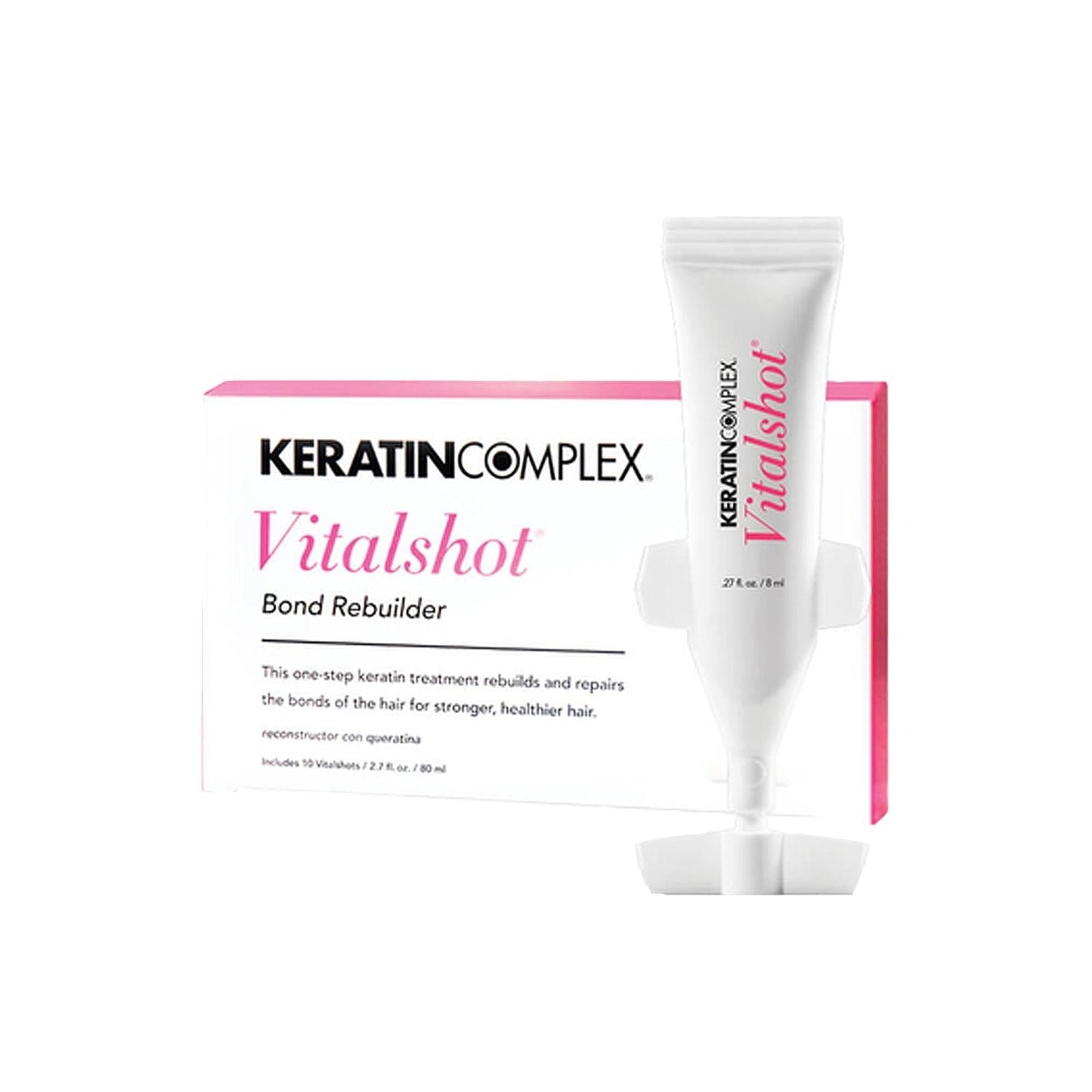 Keratin Complex Vitalshot: Advanced Hair Bond Repair Treatment | Restore Strength & Elasticity with Professional-Grade Keratin Hair Treatment