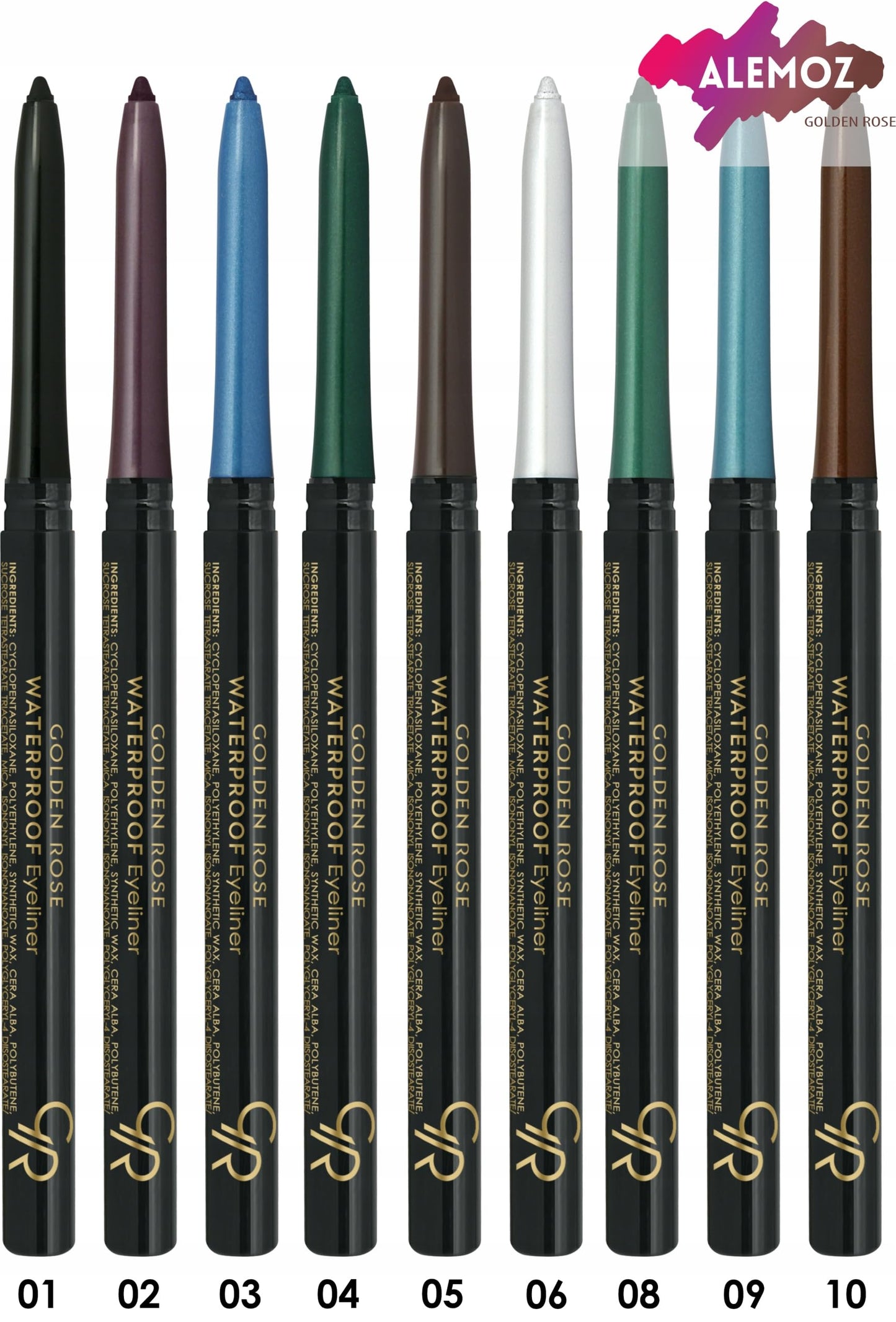 Golden Rose Waterproof Eyeliner 01