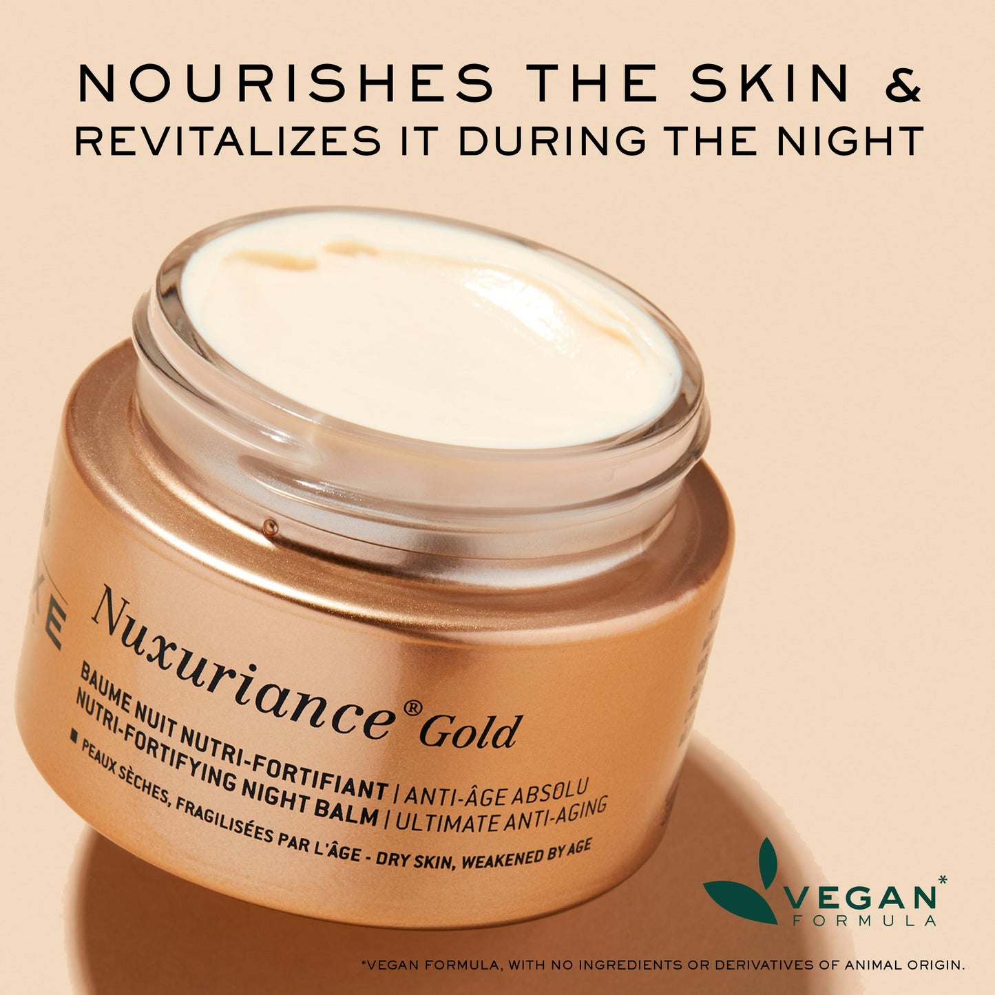 Nuxe Nuxuriance Gold Anti-Aging Night Balm - Natural Skincare for Radiant Complexion