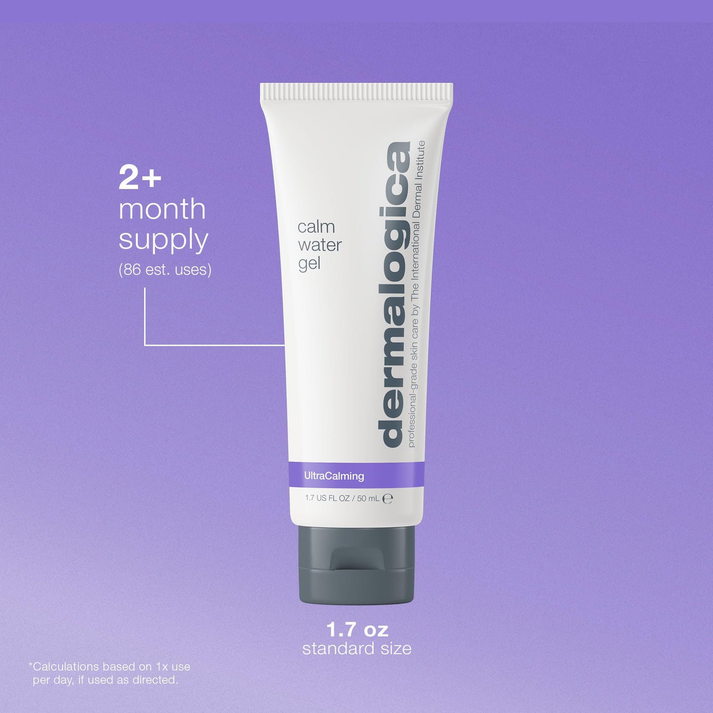 Dermalogica Calm Water Gel - Lightweight Moisturizing Gel for Sensitive Skin, Fragrance-Free, 1.69 fl oz