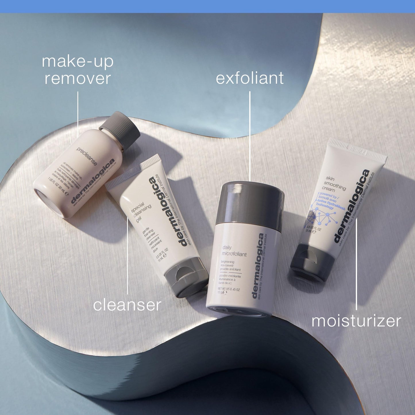 Dermalogica Skincare Set - Travel Sized Cleansing, Exfoliating, and Moisturizing Kit