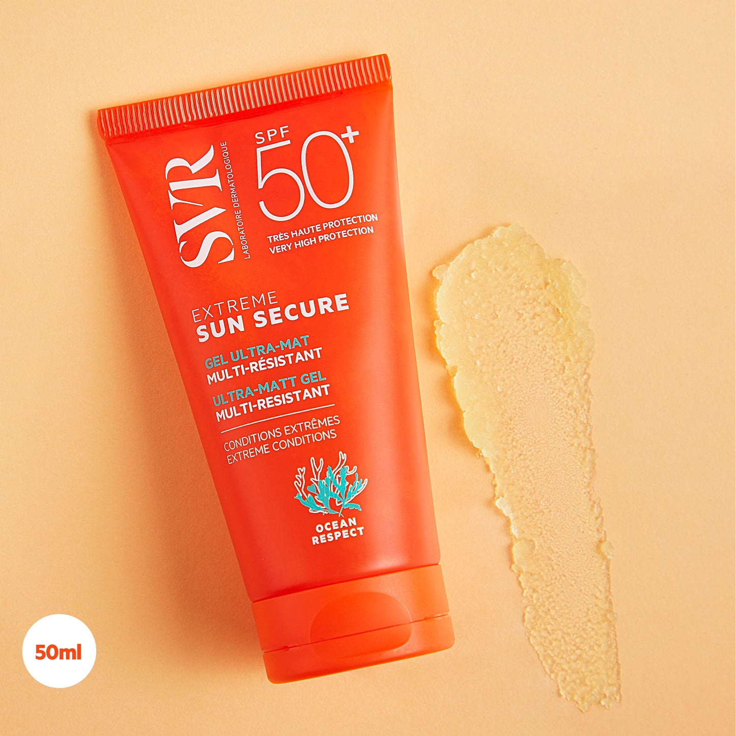 SVR Extreme Sun Secure Ultra Matt Gel Sunscreen SPF50+ for Sun Protection