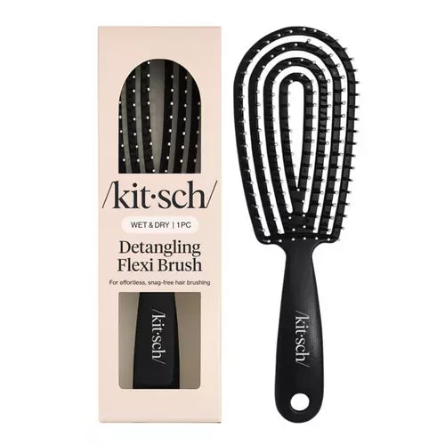 Kitsch Detangling Flexi Brush Black - NEW - M2G