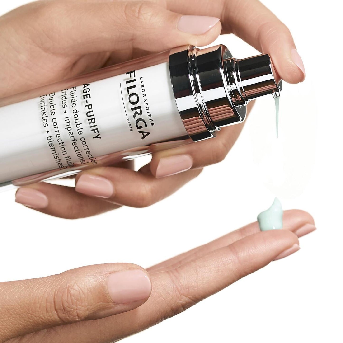 Filorga Age Purify Double Correction Fluid 50ml - Anti-Aging Facial Fluid for Oily Skin with Hyaluronic Acid and Peptides