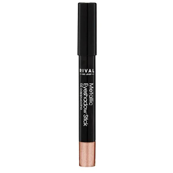 Rival de Loop Metallic Eyeshadow Stick - Long Lasting, Creamy Texture, Easy Apply - No.02