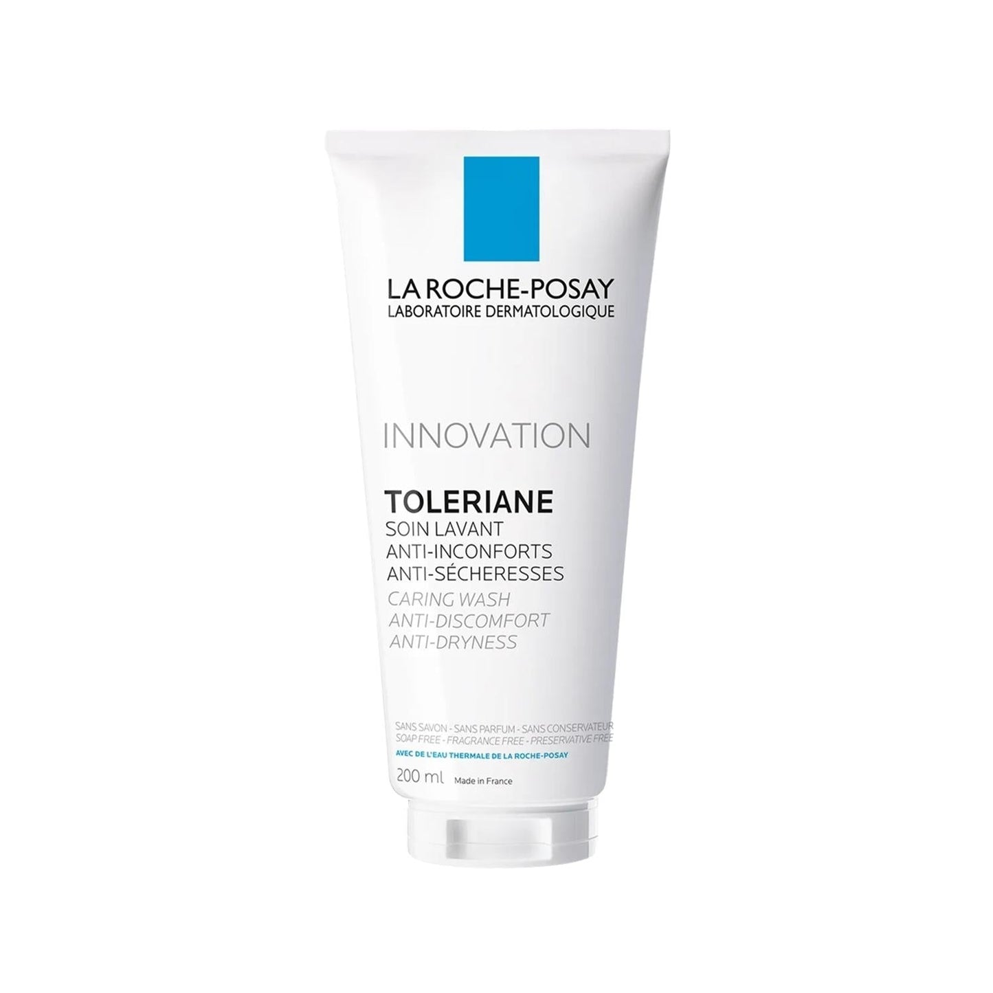 La Roche Posay Toleriane Caring Wash Facial Cleansing Gel for Sensitive Skin - Gentle, Dermatologically Tested, 200ml