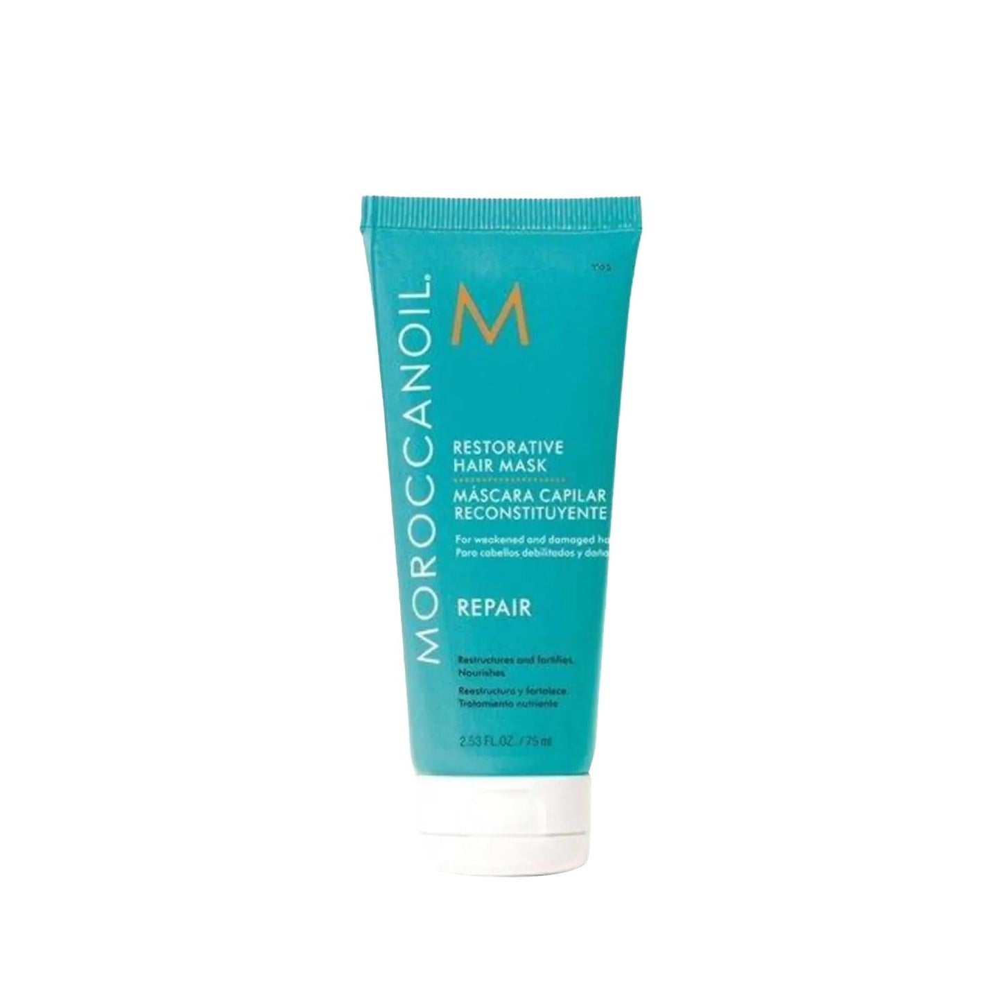 MOROCCANOIL Repair Restorative Hair Mask: Revitalize Damaged, Dry Hair - Intense Repair, Deep Hydration & Shine (75 ml)