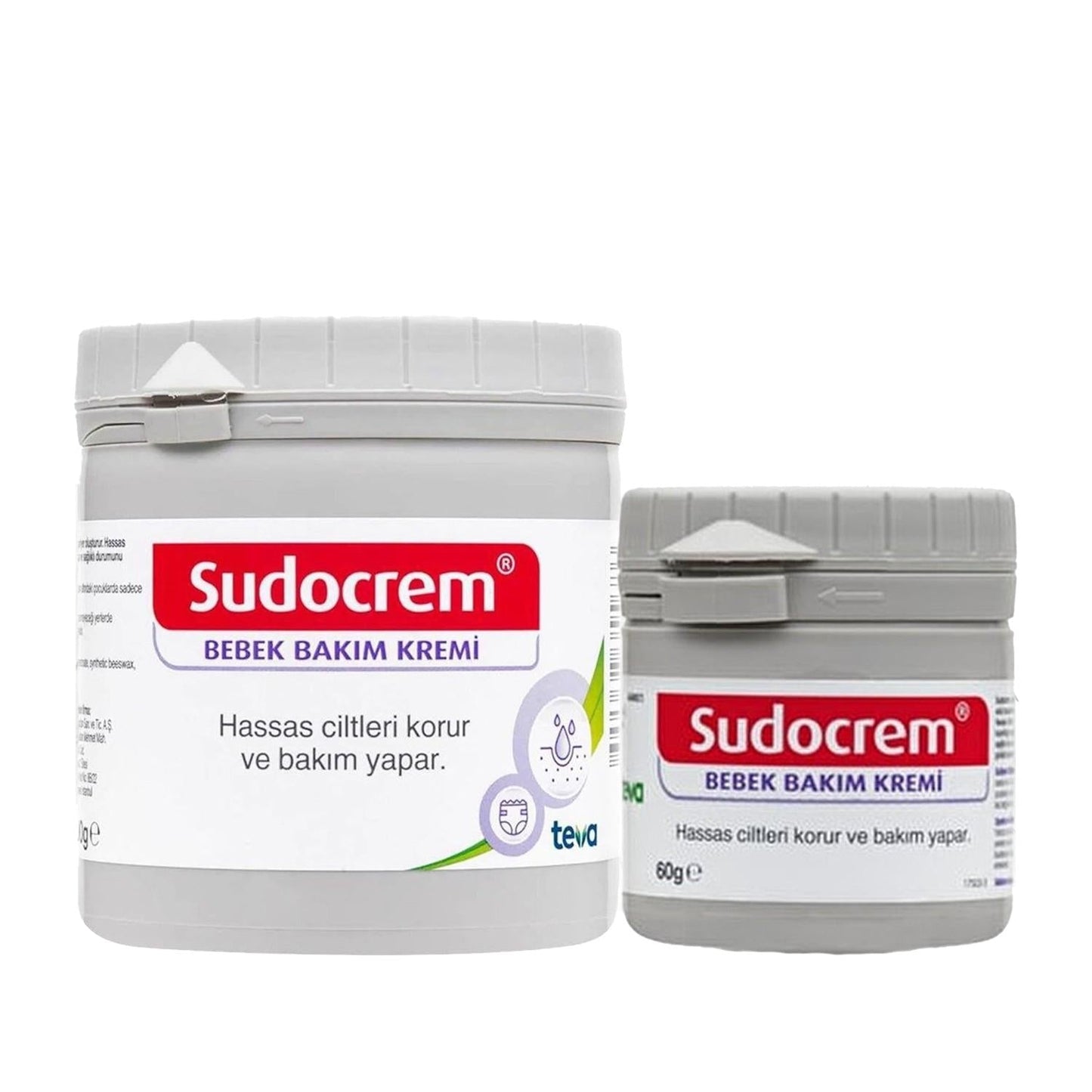 Sudocrem Baby Care Cream 400g + 60g - Gentle Diaper Rash Relief & Skin Protection