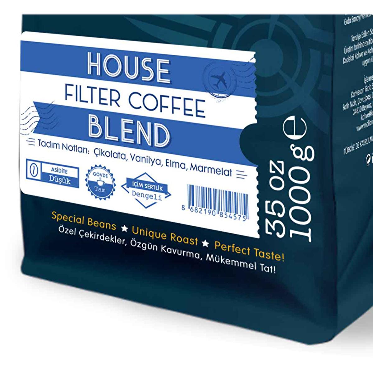 Moliendo Whole Bean Coffee House Blend - Rich Flavor Profile, 1000g