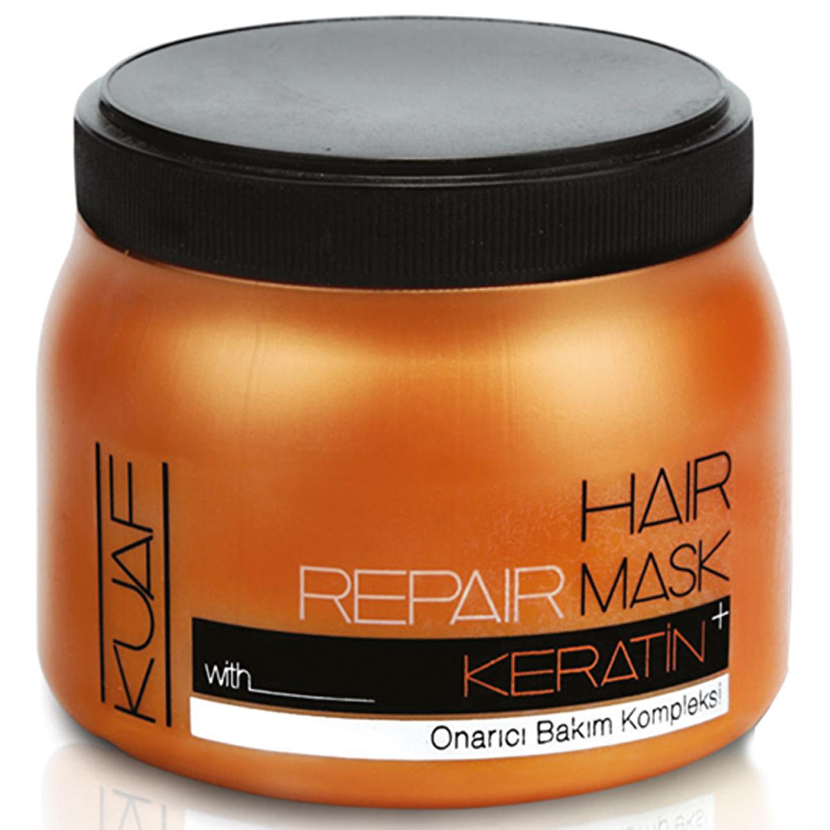 Kuaf Keratin Hair Care Mask - Nourishing & Repairing Keratin Treatment for Damaged Hair, 16.91 fl oz