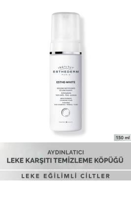 Institut Esthederm Esthe White Cleansing Foam: Gentle Brightening Face Wash for Dark Spot Prevention & Anti-Aging | Radiant Skin, 5.07 fl oz