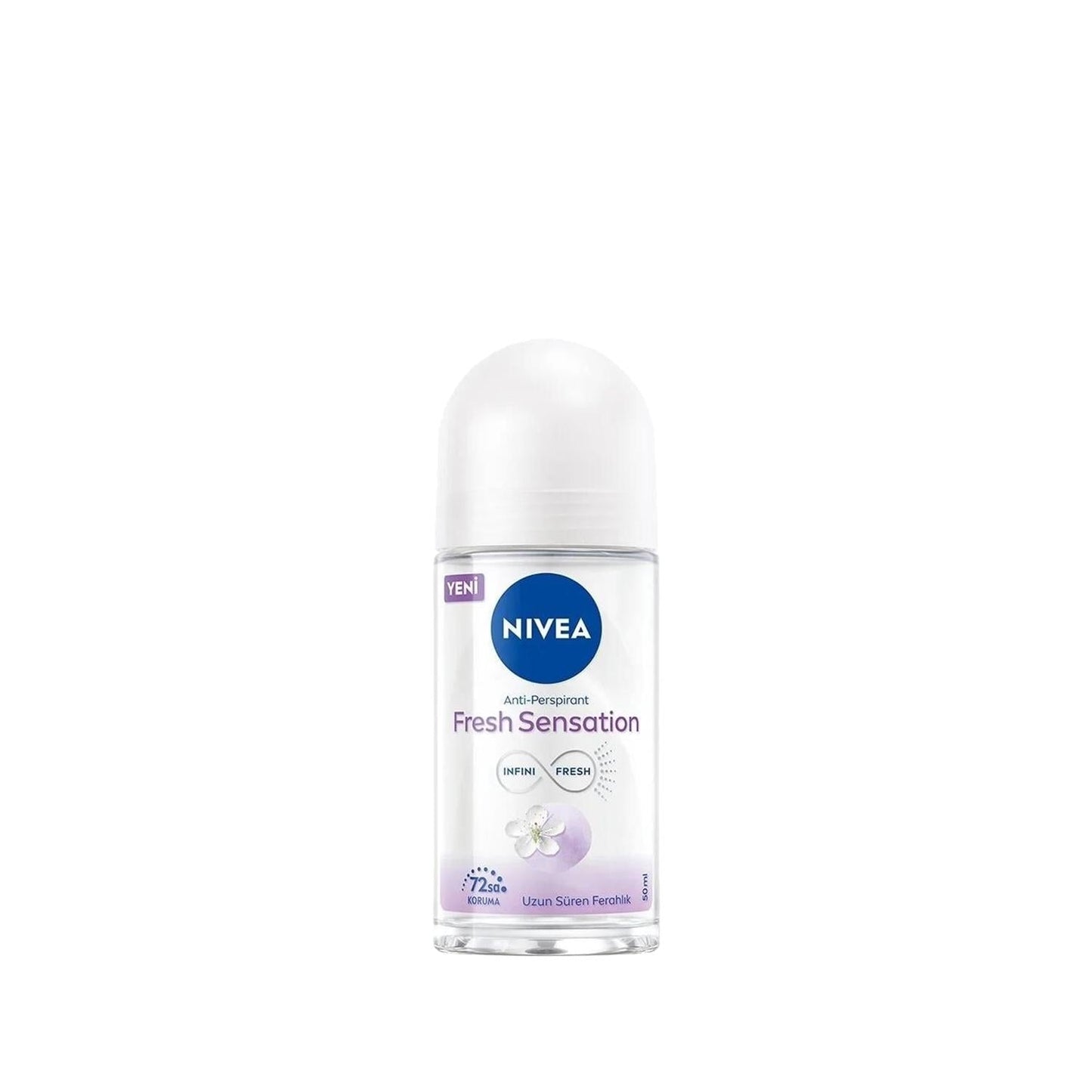 Nivea Fresh Sensation Roll-On Deodorant for Women, 50 ml - Long Lasting Freshness & Odor Protection