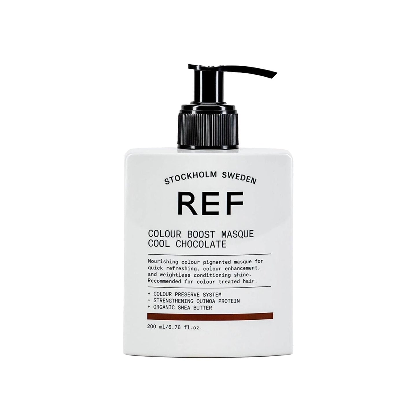REF Cold Chocolate Tones Hair Mask - Color-Enhancing, Nourishing, 200ml