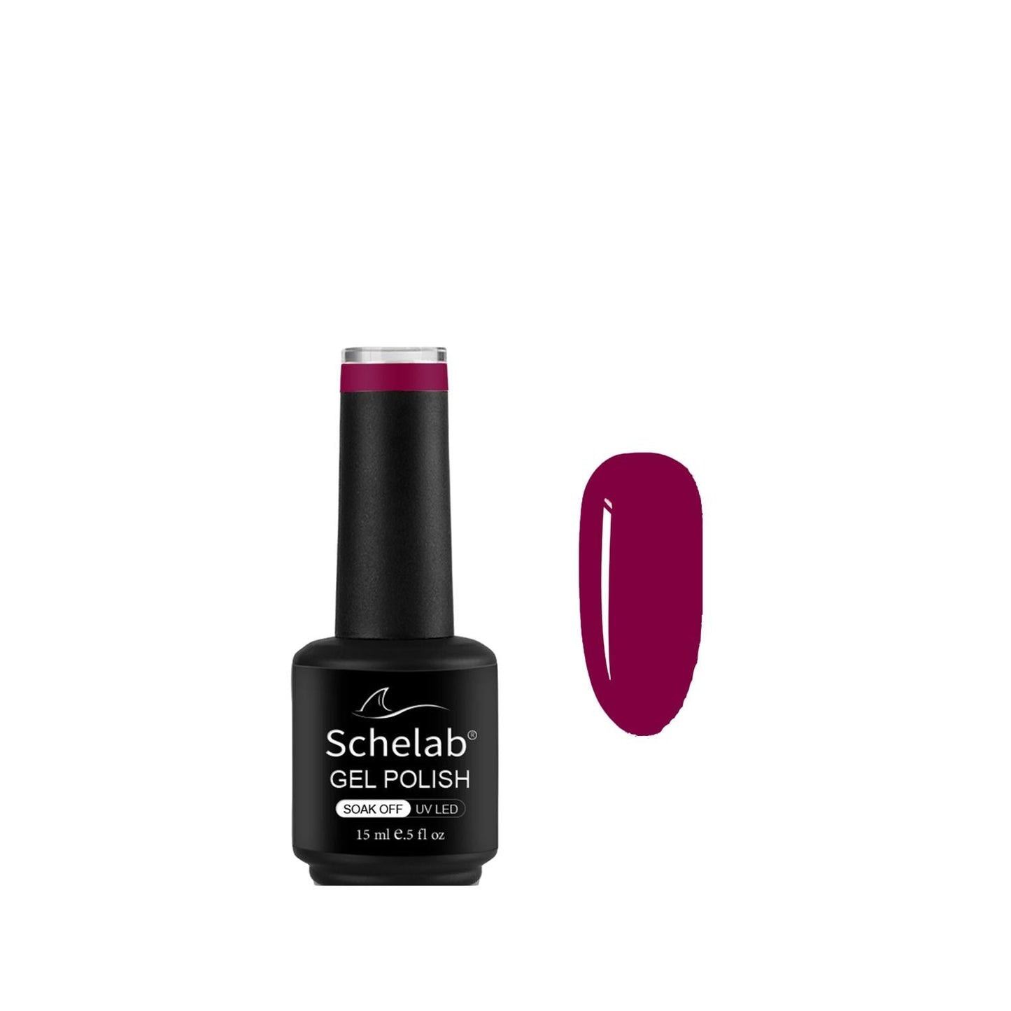 Schelab Long-Lasting Gel Nail Polish - Three-Step Application Process, Salon-Quality Finish, 15 ml