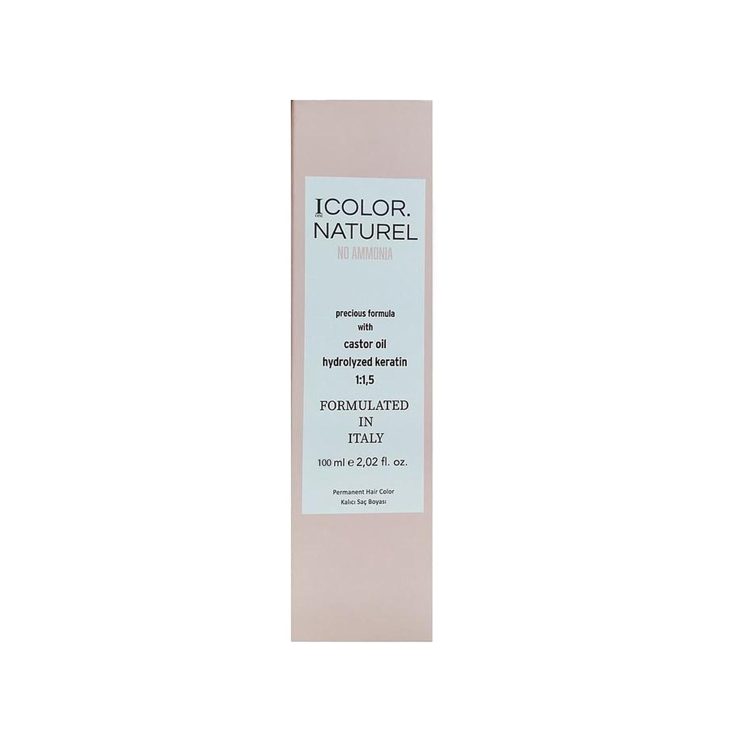 Color Naturel Ammonia-Free Permanent Hair Dye 100ml - Gentle, Long-Lasting Color