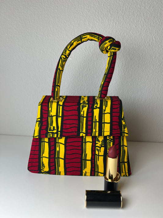 Asma Knot African Print Mini Bag - M2G