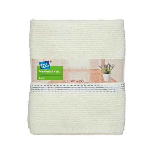 Flink & Sauber Hard Floor Cleaning Cloth - Non-Woven, High Absorption, Durable & Effective Floor Cleaning Wipes